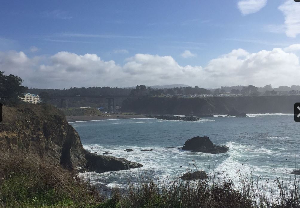 View back to Noyo